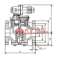 YG43H型蒸汽減壓閥結構圖